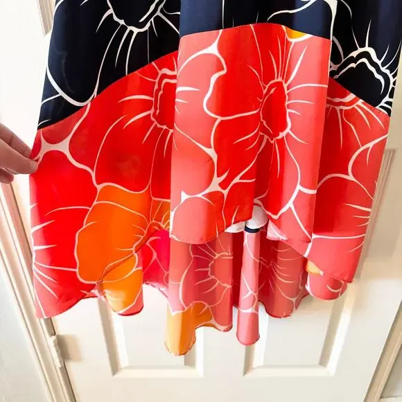 Anthropologie Hutch Peachy High Low Midi Dress - Picture 8 of 13